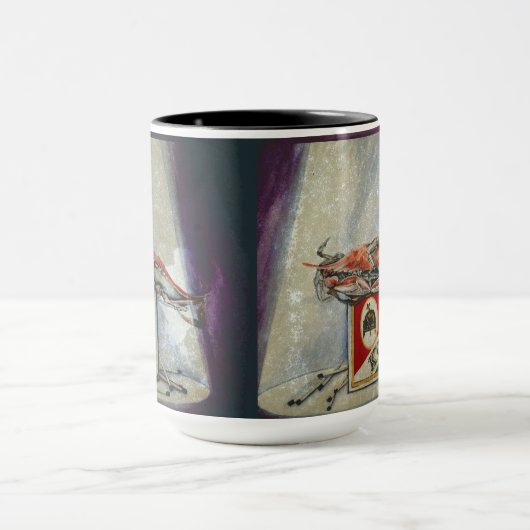 Een oude vlam mok (Midden)