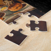 Een oude vrouw die bidt_Nederlandse meesters Legpuzzel (Zijkant)