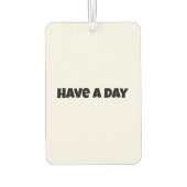 Een oude vrouw en een kip luchtverfrisser (Achterkant)