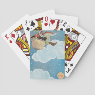 Een oude vrouw in een mand gegooid, Rhyme Pokerkaarten