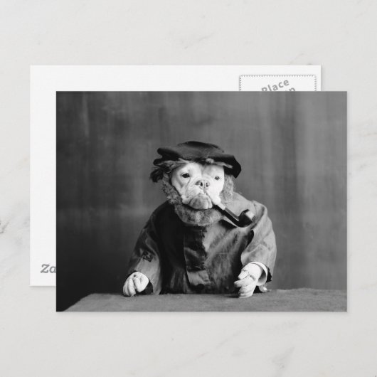 Een oude Zee hond: 1905 Briefkaart (Voorkant / Achterkant)