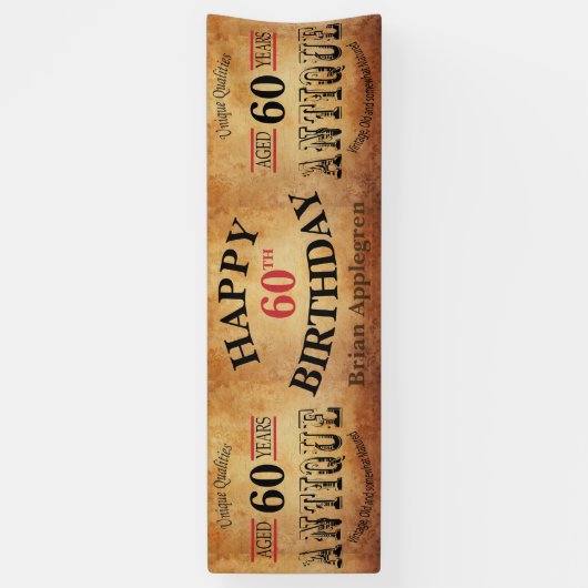 Een ouderlijk, Antiek en  ontwerp voor elke dag Spandoek (Verticaal)