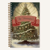 "Een ouderwets kerstjournaal" Notitieboek (Voorkant)