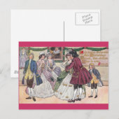 Een ouderwetse Bal van Kerstmis Feestdagenkaart (Voorkant / Achterkant)