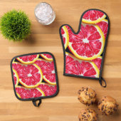 Een Ovenwant & Pannenlap Set (Top down)