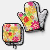 Een Ovenwant & Pannenlap Set (Voorkant / Achterkant)