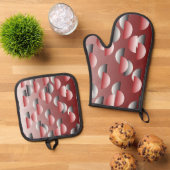 Een Ovenwant & Pannenlap Set (Top down)