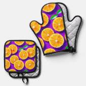 Een Ovenwant & Pannenlap Set (Voorkant / Achterkant)