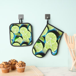 Een Ovenwant & Pannenlap Set