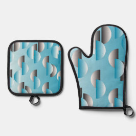 Een Ovenwant & Pannenlap Set