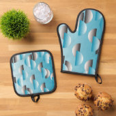 Een Ovenwant & Pannenlap Set (Top down)