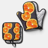 Een Ovenwant & Pannenlap Set (Voorkant / Achterkant)