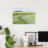 Een overdreven zomerlandschap - Jacob Alberts Poster (Thuiskantoor)