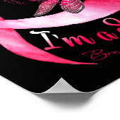 Een overlevende Dragonfly borstkanker bewustzijn Poster (Hoek)