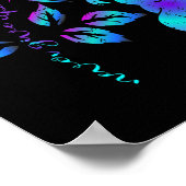 Een overlevende zelfmoord preventie bewustzijn lin poster (Hoek)