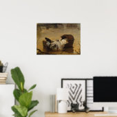 Een overstroming door John Everett Millais Poster (Thuiskantoor)