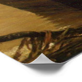 Een overstroming door John Everett Millais Poster (Hoek)