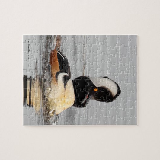 Een overtrokken, gekookte Merganser Duck Legpuzzel (Horizontaal)