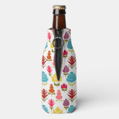 Een overvloed aan bloemen flesjeskoeler (Fles Achterkant)