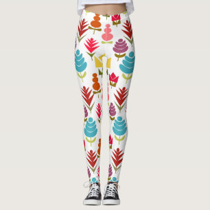 Een overvloed aan bloemen leggings