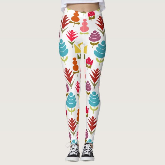 Een overvloed aan bloemen leggings (Voorkant)