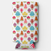 Een overvloed aan bloemen seltzer blikjeskoeler (Achterkant)