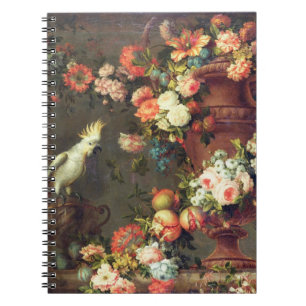 Een overvloed aan fruit en bloemen notitieboek