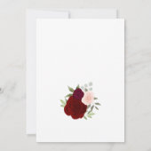 Een overvloed aan Rozen Elegante Waterverf Boho Br Kaart (Achterkant)