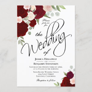 Een overvloed aan Rozen Elegante Waterverf Boho Br Kaart