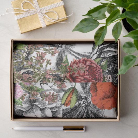 Een overvloed aan vlindervlinderontbinding van che tissuepapier (Geschenk)