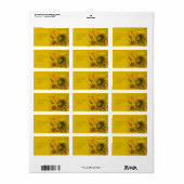 Een overvloedige Thanksgiving Etiket (Full Sheet)