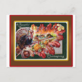 Een overvloedige Thanksgiving Feestdagenkaart (Voorkant)