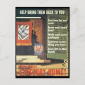 Een overwinning in de Tweede Wereldoorlog Briefkaart (Voorkant)