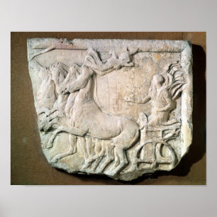 Een overwinning in de vier paardenliefkoepelende r poster