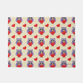 Een 'Owly Love Pattern' Deurmat (Voorkant)