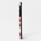 Een 'Owly Love Pattern' | Jouw namen toevoegen Case-Mate iPhone Case (Achterkant/links)