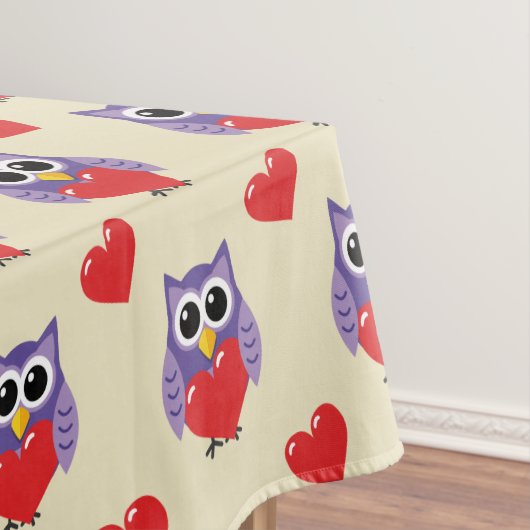 Een 'Owly Love Pattern' Tafelkleed (Voorbeeld)