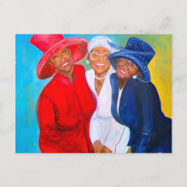 Een paal slaan briefkaart