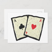 Een PAAR Aces Briefkaart (Voorkant / Achterkant)