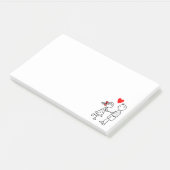 Een paar artikelen waar je van houdt post-it® notes (Schuin)