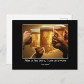 Een paar biertjes Briefkaart (Voorkant / Achterkant)