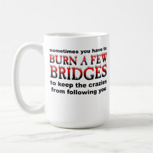 Een paar bruggen slaan Funny Mug Koffiemok
