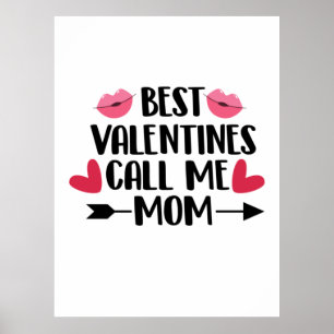Een paar cadeautjes Beste Valentijnse  bellen me m Poster