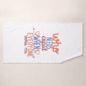 Een paar cadeautjes die iedereen van me houdt badhanddoek (Badhanddoek)