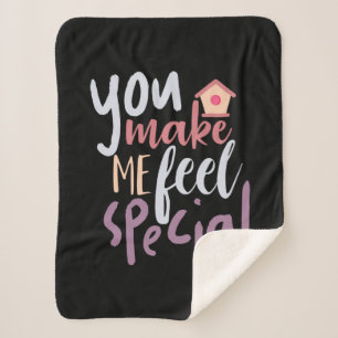 Een paar cadeautjes die je me speciaal laat voelen sherpa deken