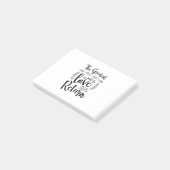 Een paar cadeautjes het grootste wat je ooit zult post-it® notes (Schuin)