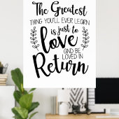 Een paar cadeautjes het grootste wat je ooit zult poster (Thuiskantoor)