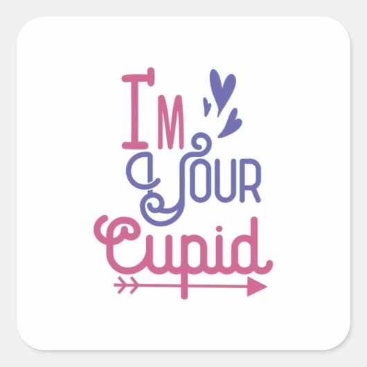 Een paar cadeautjes... ik ben je liefdevol vierkante sticker (Voorkant)