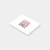 Een paar cadeautjes je maakt mijn hartglimlach post-it® notes (Schuin)
