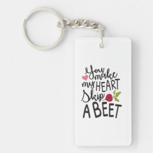 Een paar cadeautjes maken van mijn hart een biet sleutelhanger